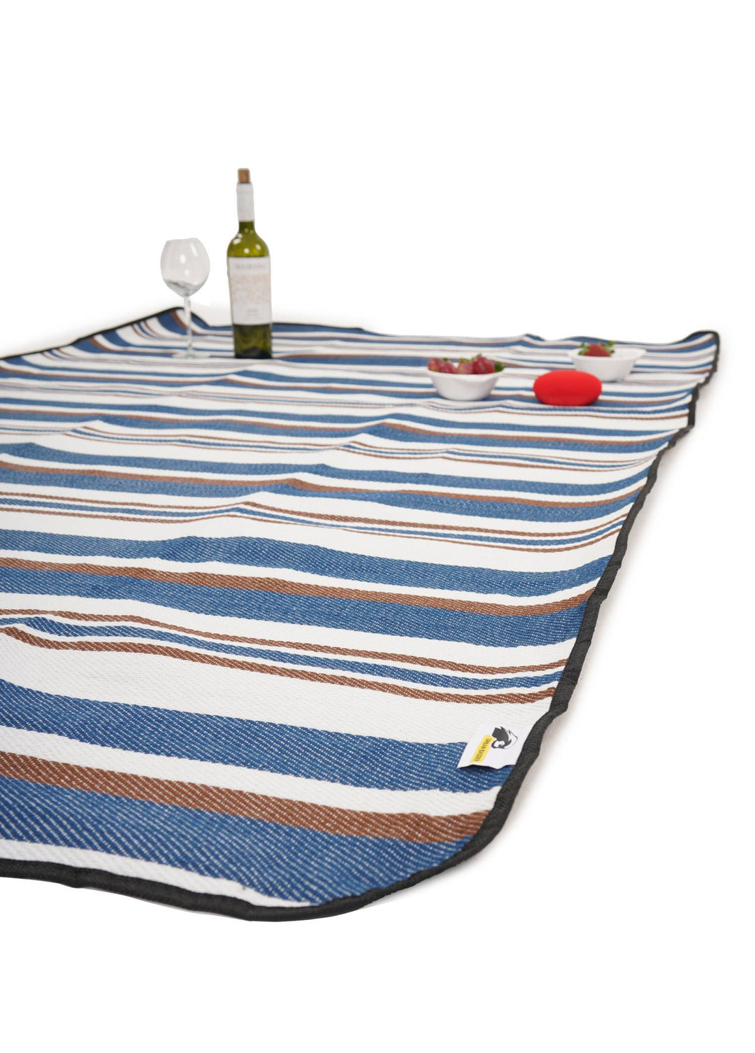 Urban Badger Wunjo Picnic Blanket 1.5x2M Blue-White