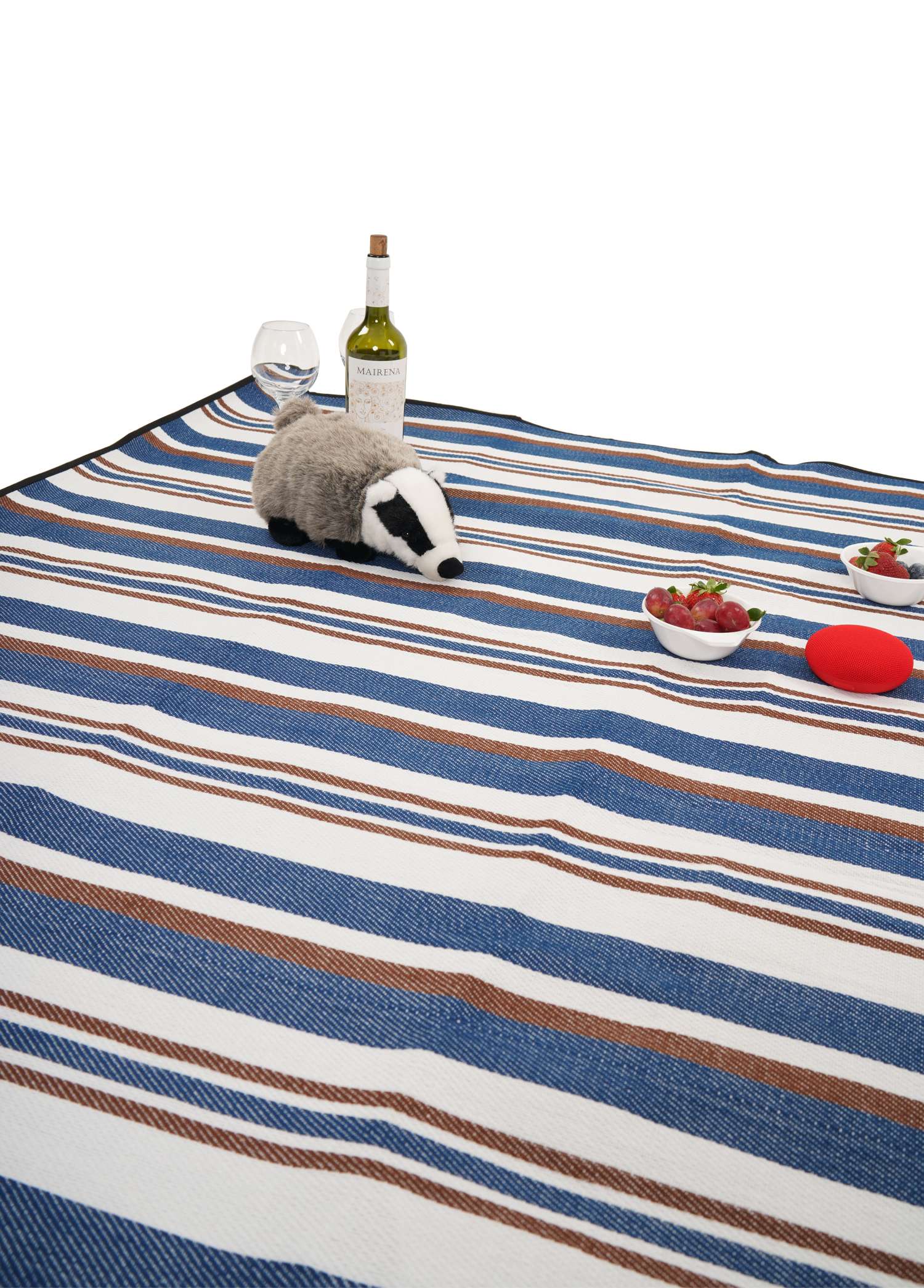 Urban Badger Wunjo Picnic Blanket 1.5x2M Blue-White