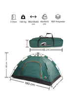 Urban Badger Midgard Automatic Tent Ultra Lightweight Tent, Sets Up in 10 Seconds, 1-2 Person for 4 Seasons, Anti-Uv Family Tent for Outdoor Events