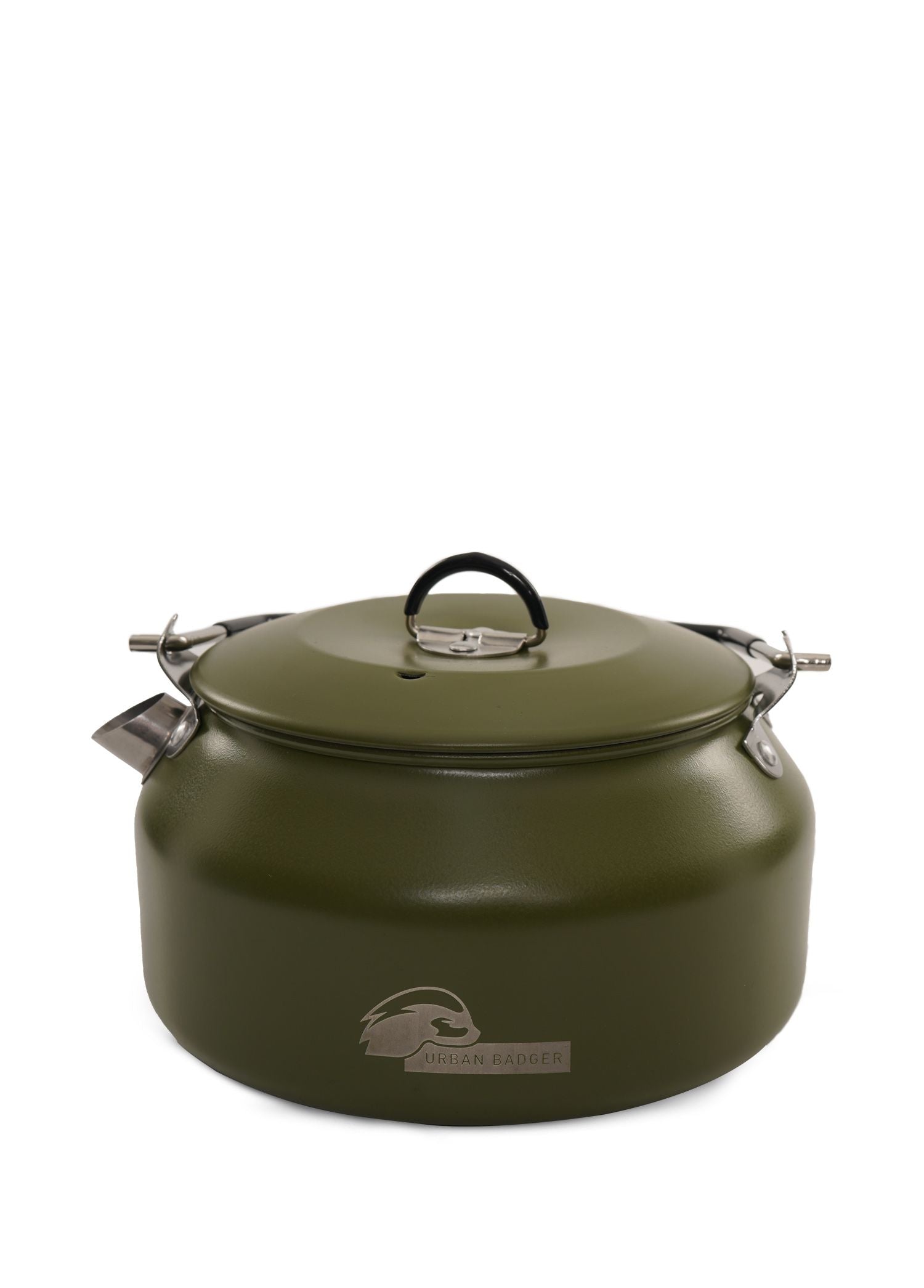 Urban Badger Balbal 1 Lt Colored Camping Kettle Green