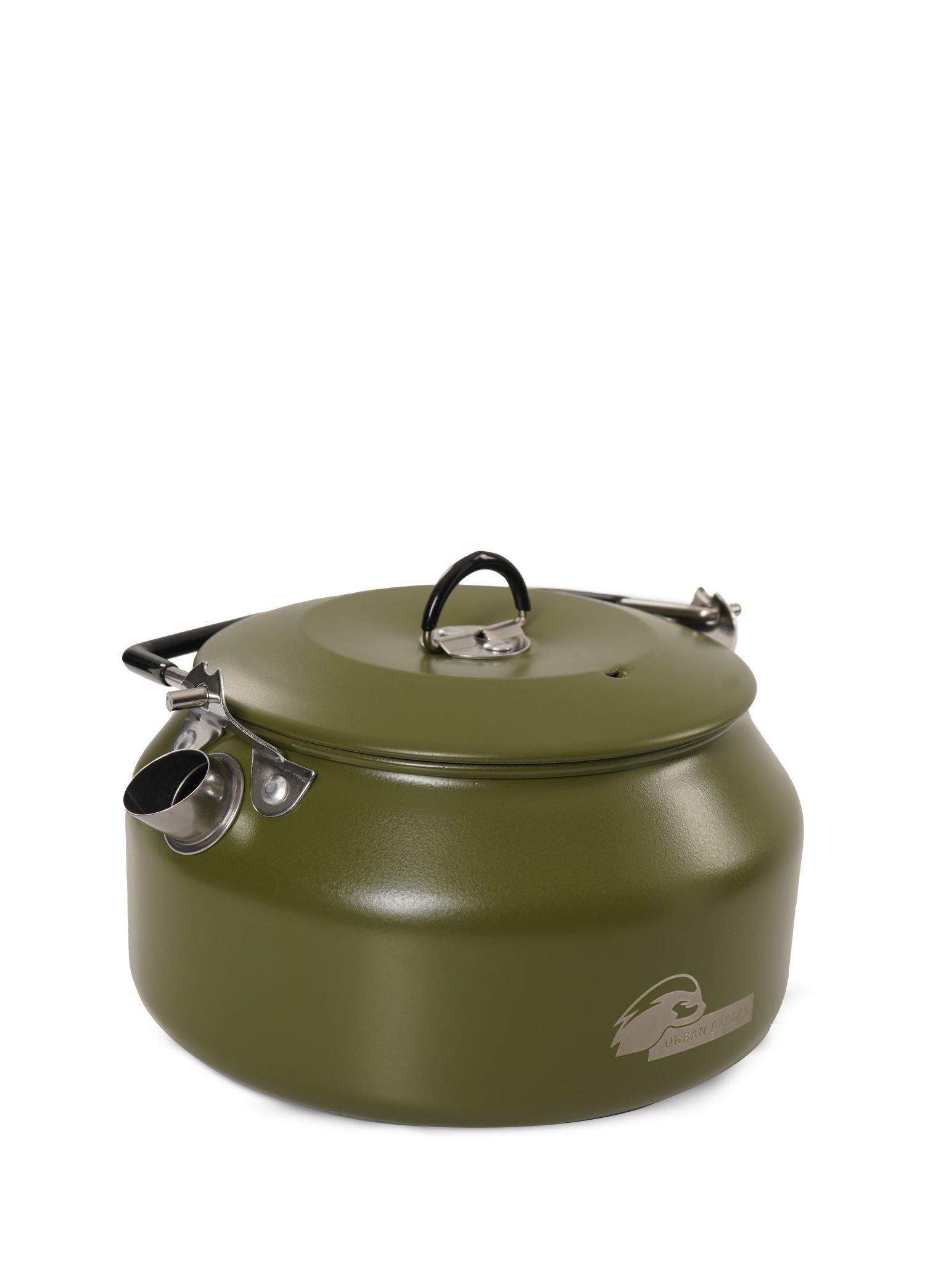 Urban Badger Balbal 1 Lt Colored Camping Kettle Green