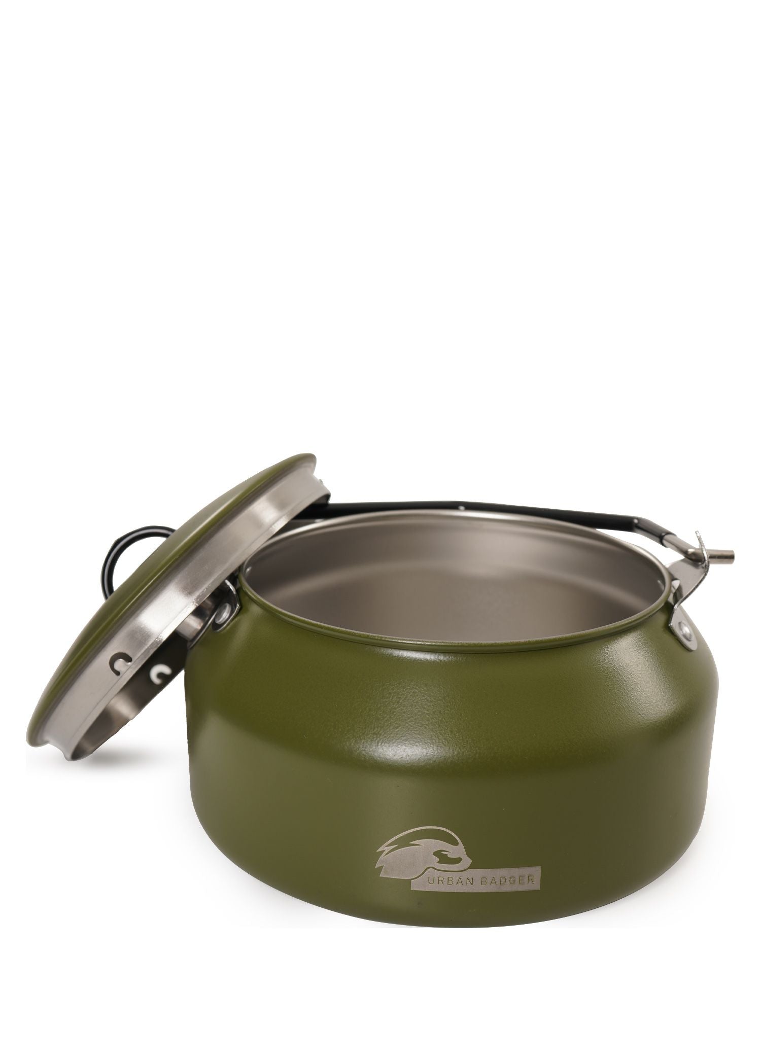 Urban Badger Balbal 1 Lt Colored Camping Kettle Green