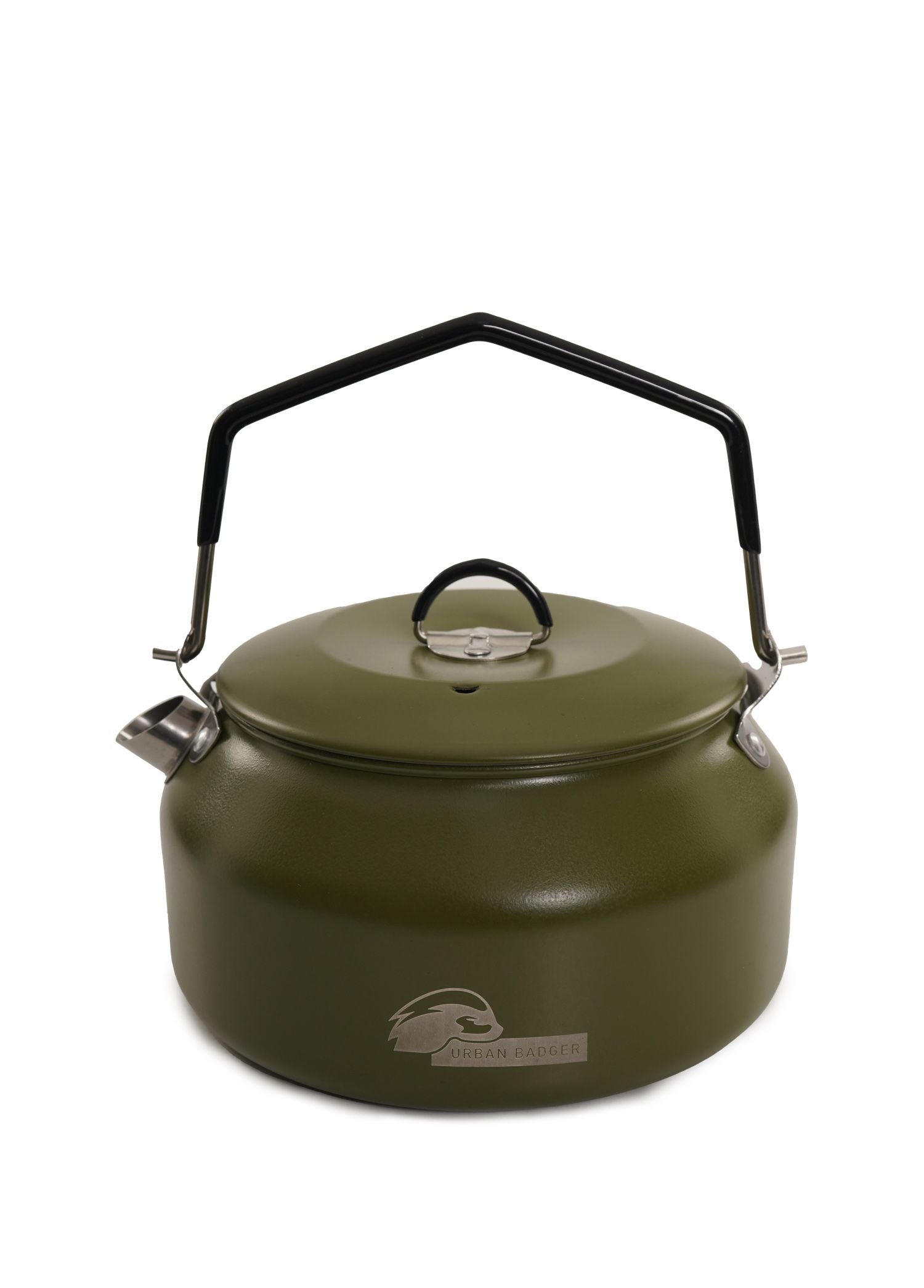 Urban Badger Balbal 1 Lt Colored Camping Kettle Green