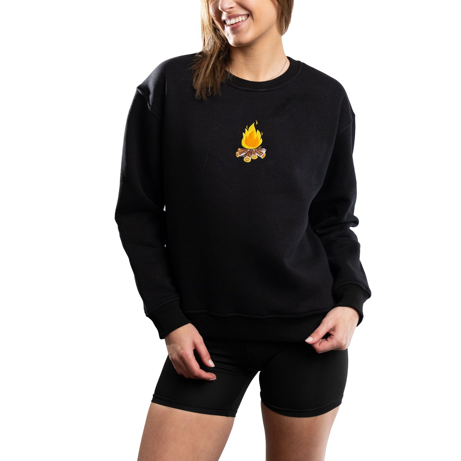 Urban Badger Sweatshirt Black Fire