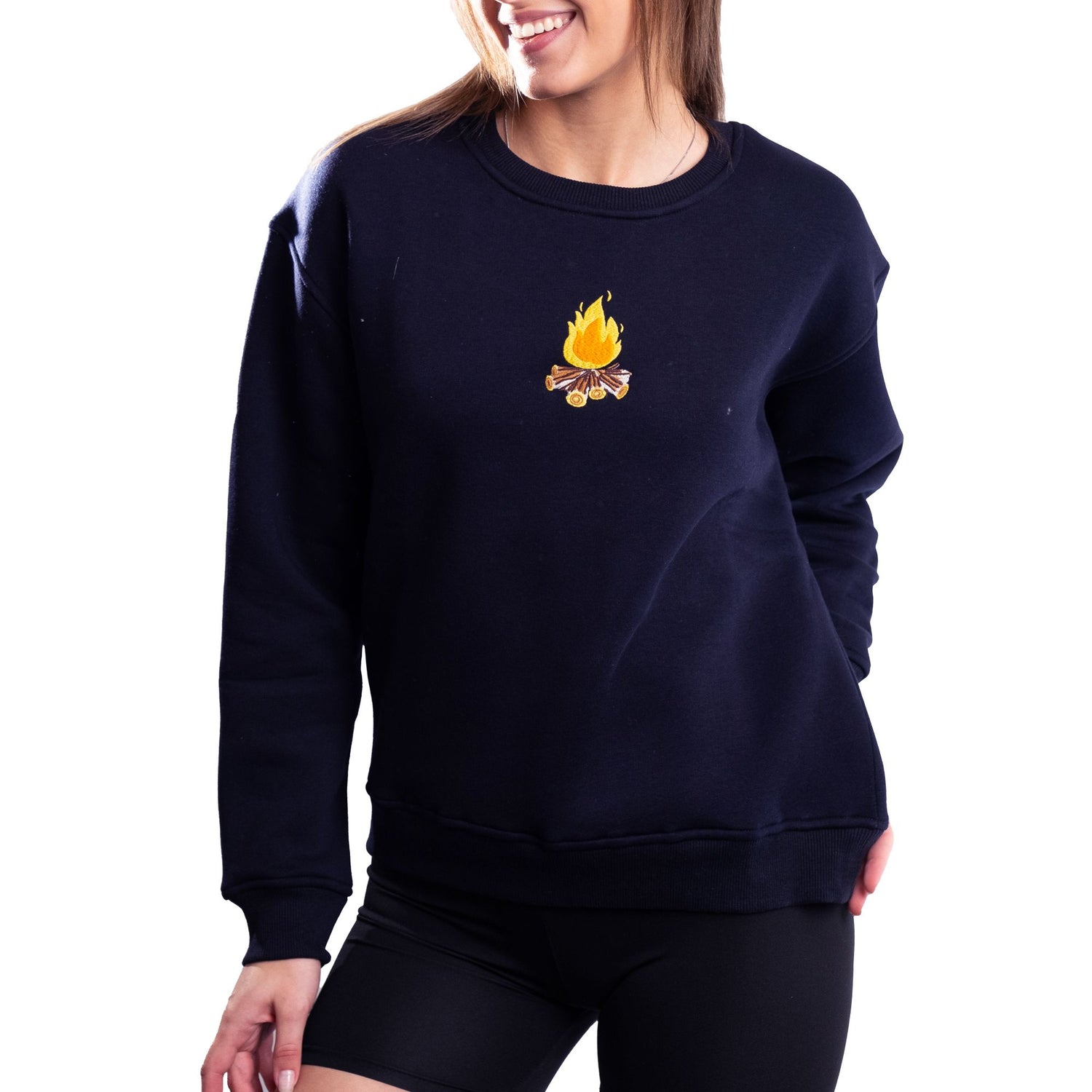 Urban Badger Sweatshirt Navy Fire