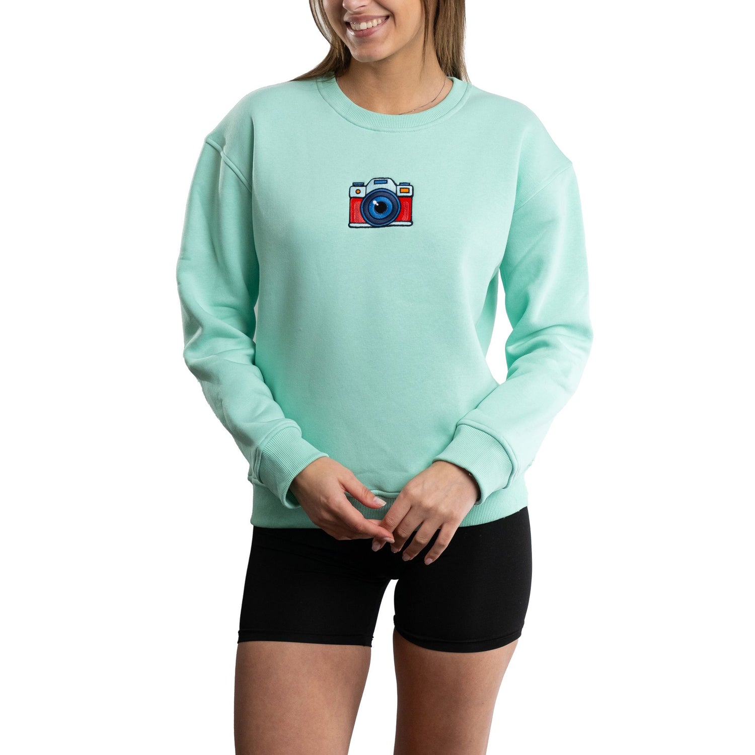 Urban Badger Sweatshirt Turquoise Polaroid