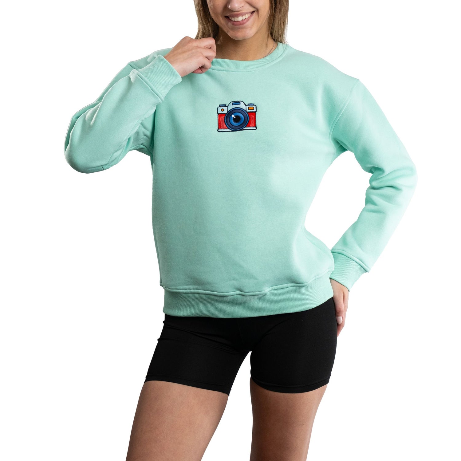 Urban Badger Sweatshirt Turquoise Polaroid