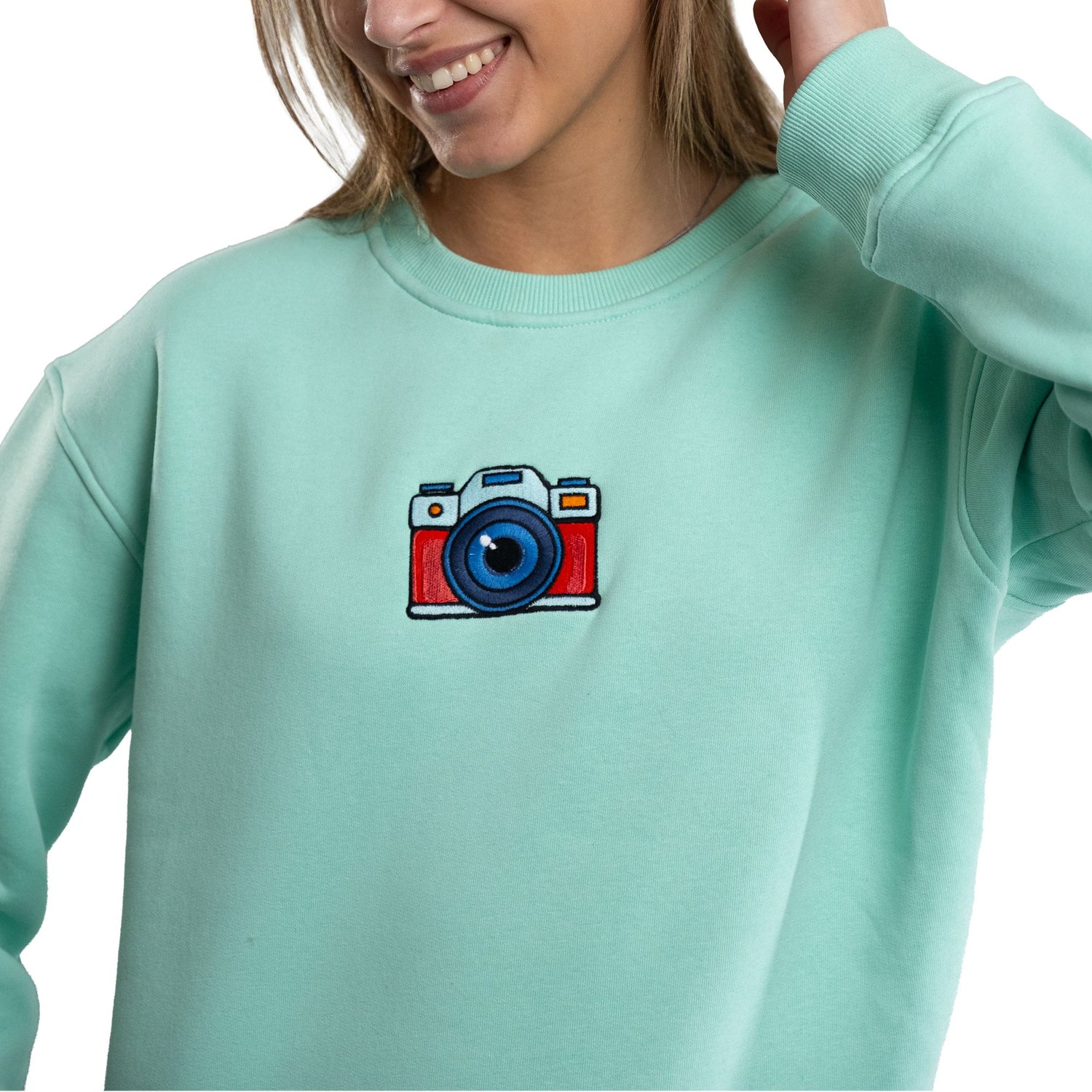 Urban Badger Sweatshirt Turquoise Polaroid